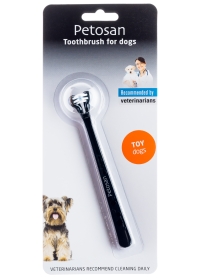 Zubní kartáček dvouhlavý pro psy Toy Dog